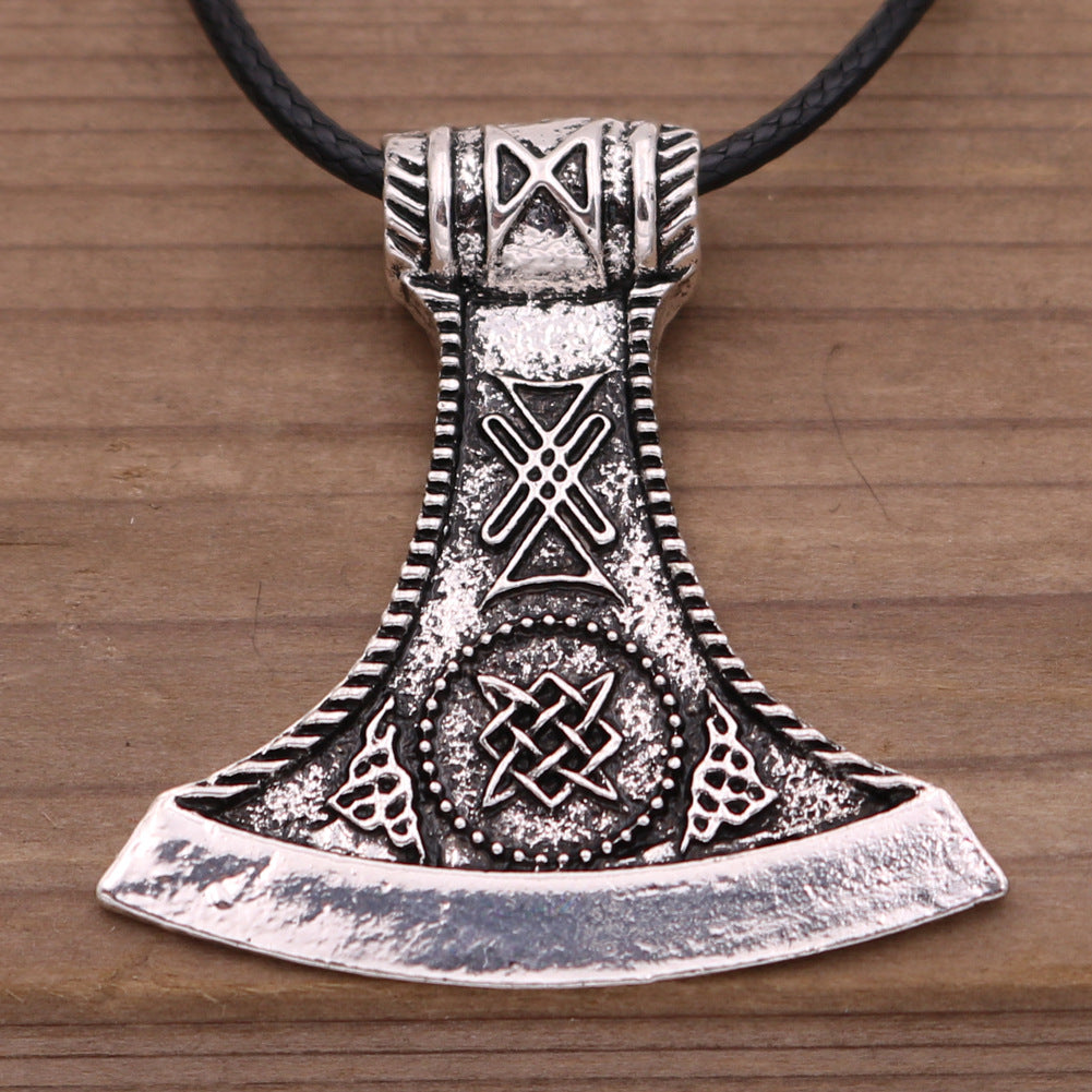 Viking Rune Hammer Talisman Necklace - Norse Legacy Collection