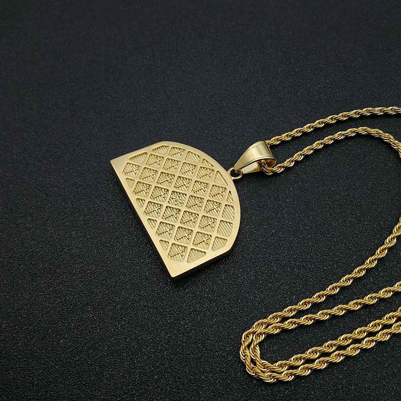 Planderful Thirteen Apostles Pendant Necklace Gold Plated Zircon For Women Everyday Genie Collection