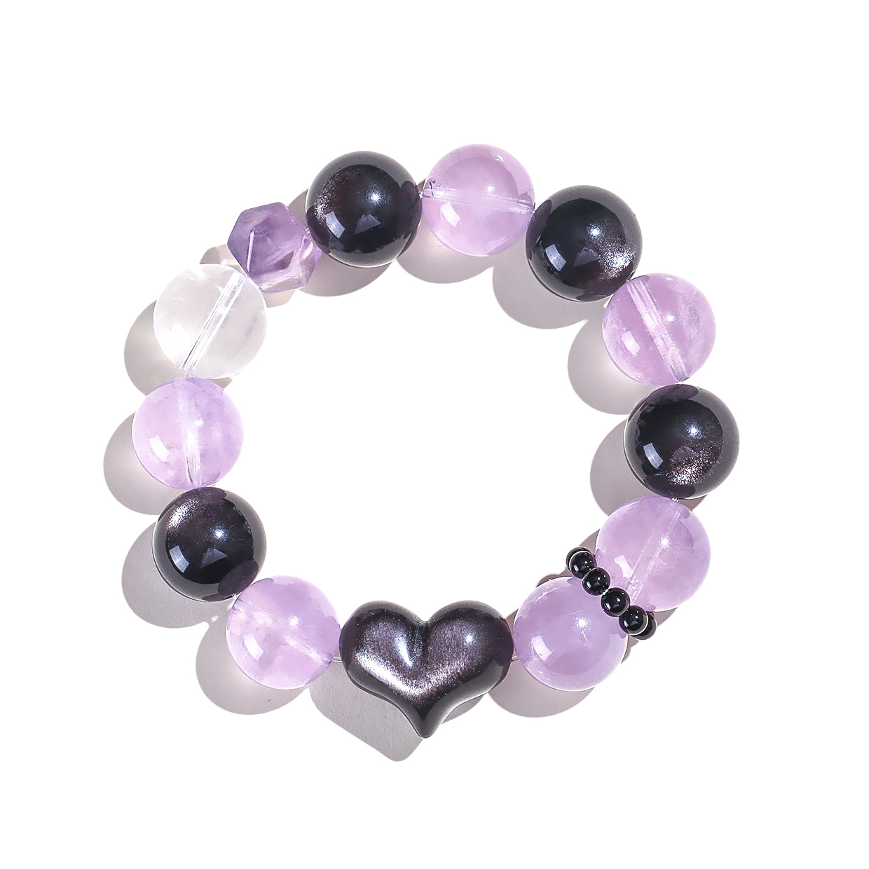 Planderful Fortune's Favor Bracelet – Premium Crystal and Obsidian Love Design