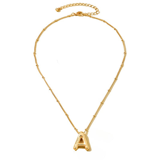 Planderful Vienna Verve Necklace – Stylish Gold Ball Chain Design