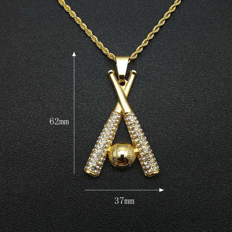Zircon Necklace - Statement Hip Hop Pendant