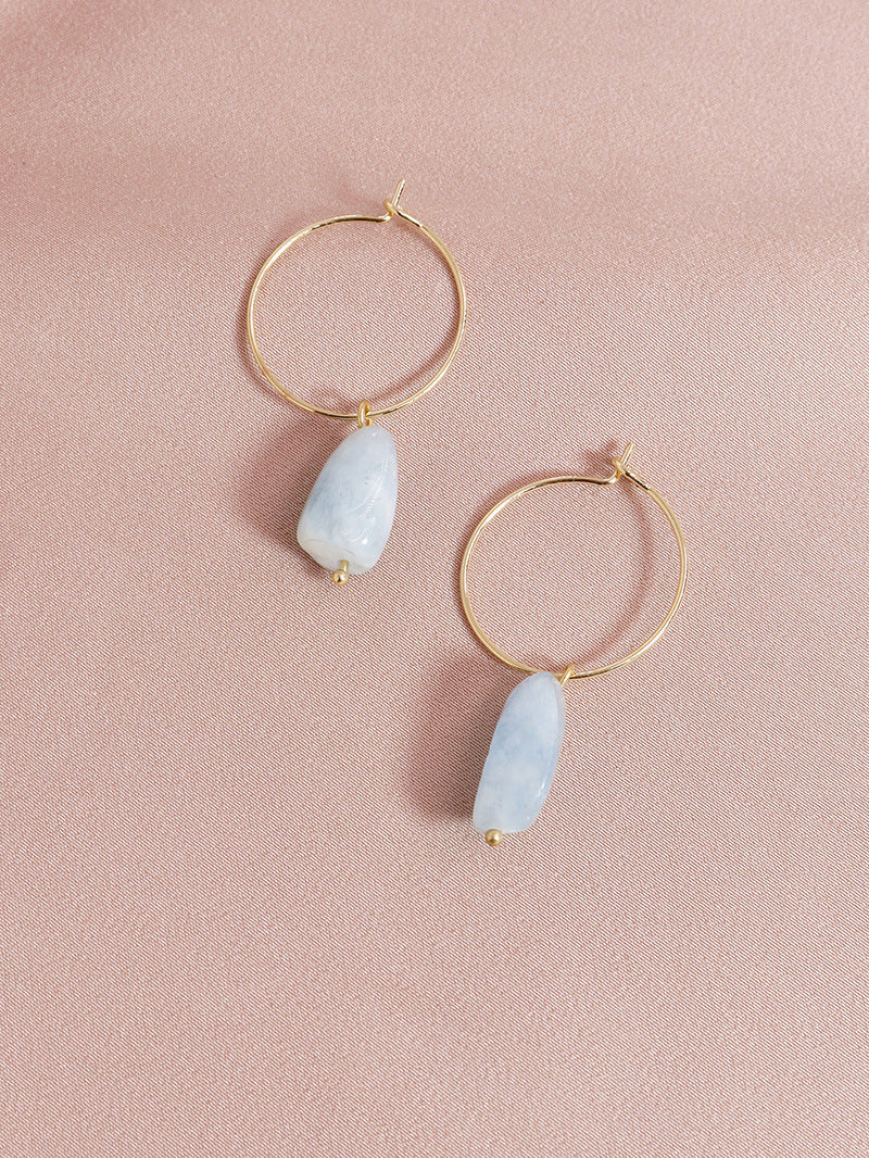 Stone Earrings with Global Appeal - Vienna Verve Collection