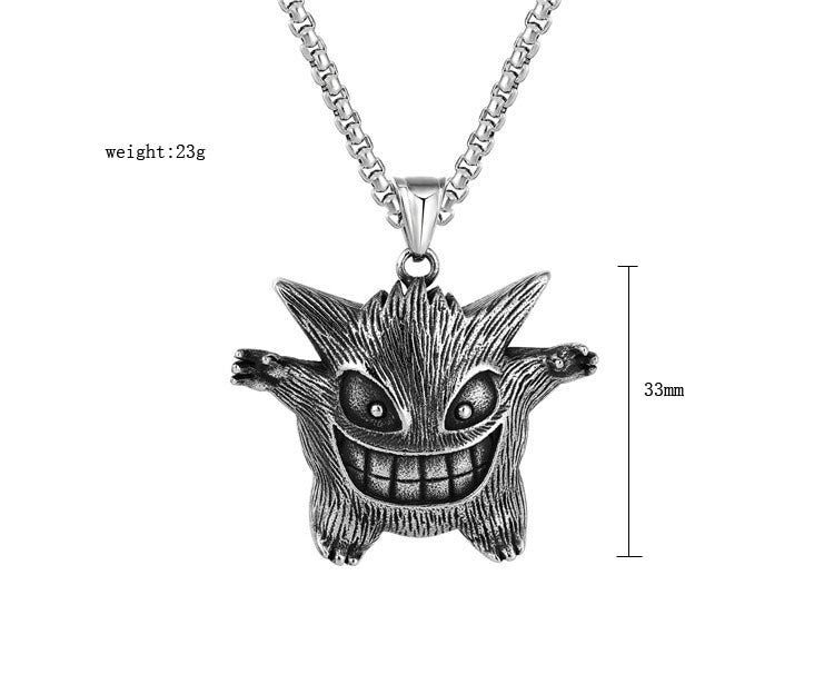Little Devil Titanium Steel Pendant Necklace