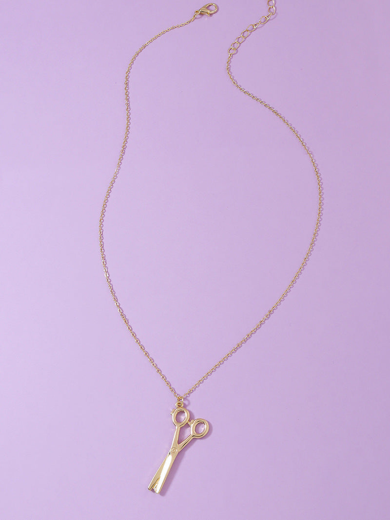 Scissors Charm Necklace - Vienna Verve Collection by Planderful