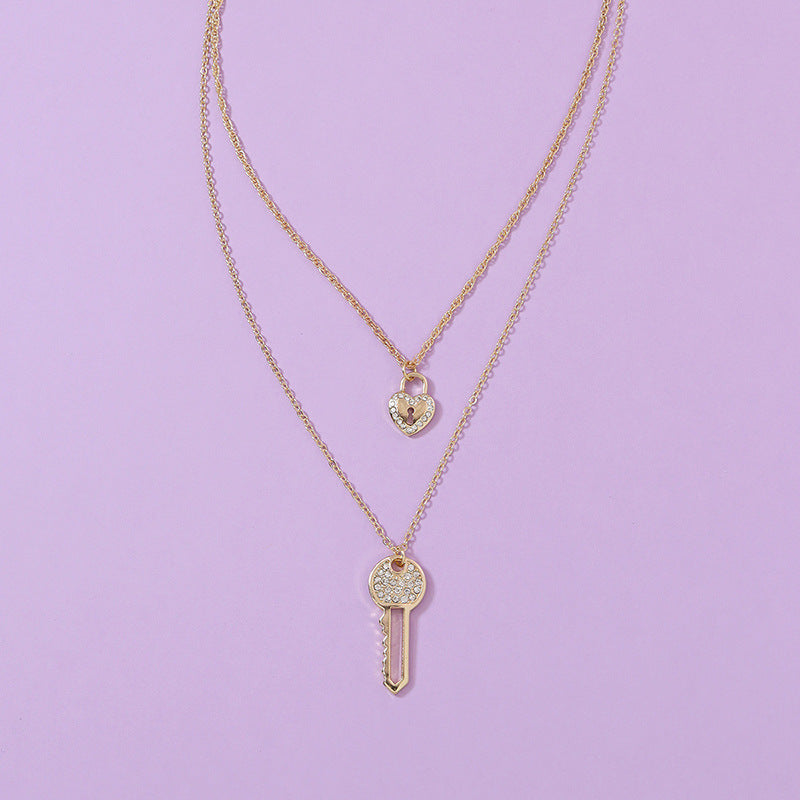 Key to Elegance Lock Necklace - Vienna Verve Collection