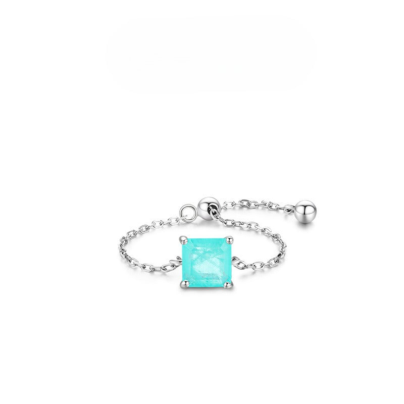 S925 Sterling Silver Adjustable Crown Zircon Styles Ring