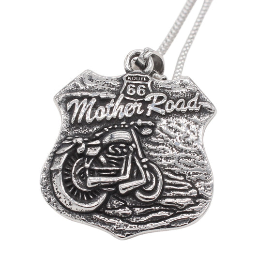 Personalized Retro Motorcycle Locomotive Titanium Steel Pendant for Men - Wholesale European and American Jewelry