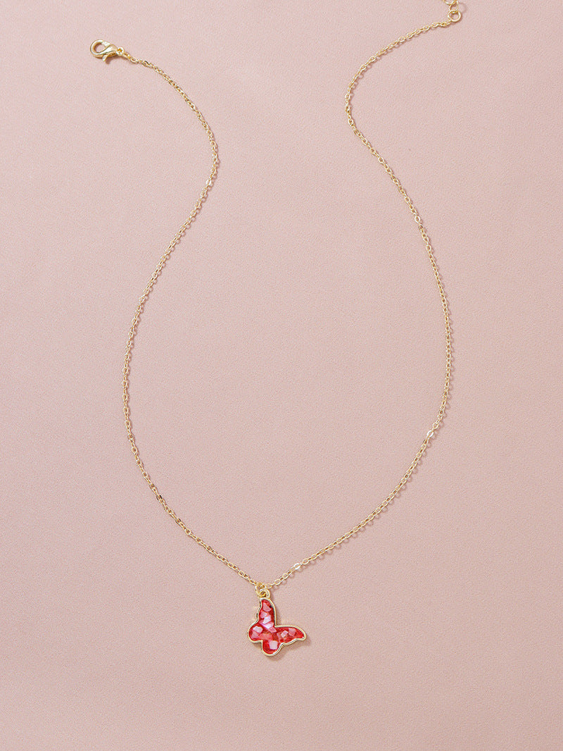 Butterfly Jewelry Set - Exquisite Necklace for Cross-Border Fashion Buffs