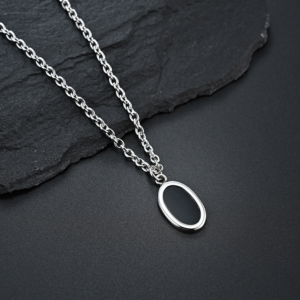 Steel Necklace - Elegant Geometric