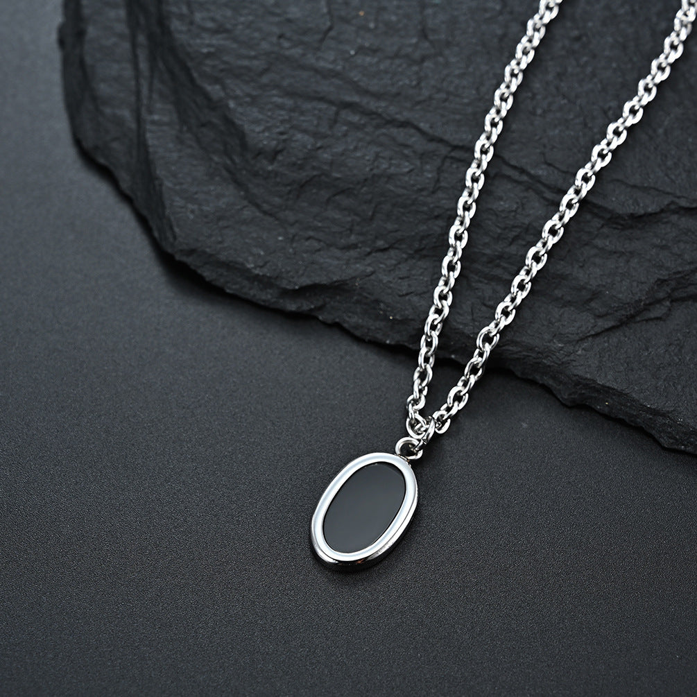 Steel Necklace - Elegant Geometric