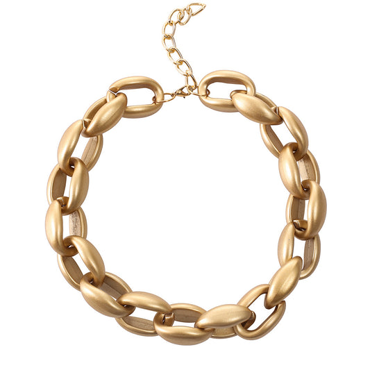 Minimalist Acrylic Collarbone Necklace from Savanna Rhythms Collection
