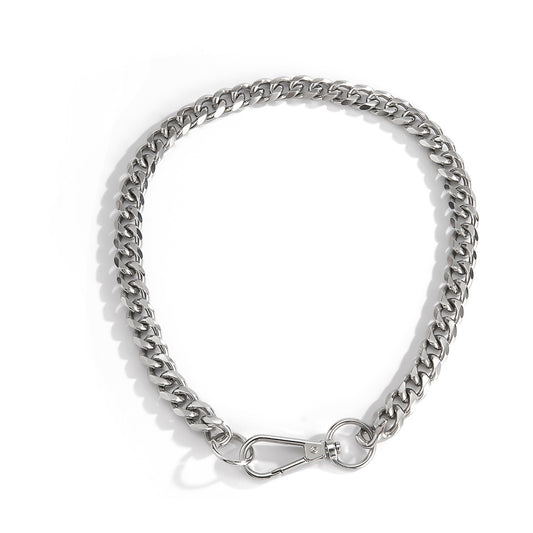 Planderful Vienna Verve Geometric Necklace For Women Bold Hip Hop Street Style Statement Jewelry