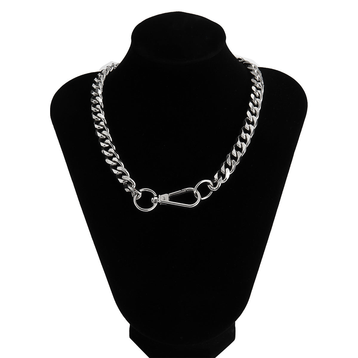 Planderful Vienna Verve Geometric Necklace For Women Bold Hip Hop Street Style Statement Jewelry