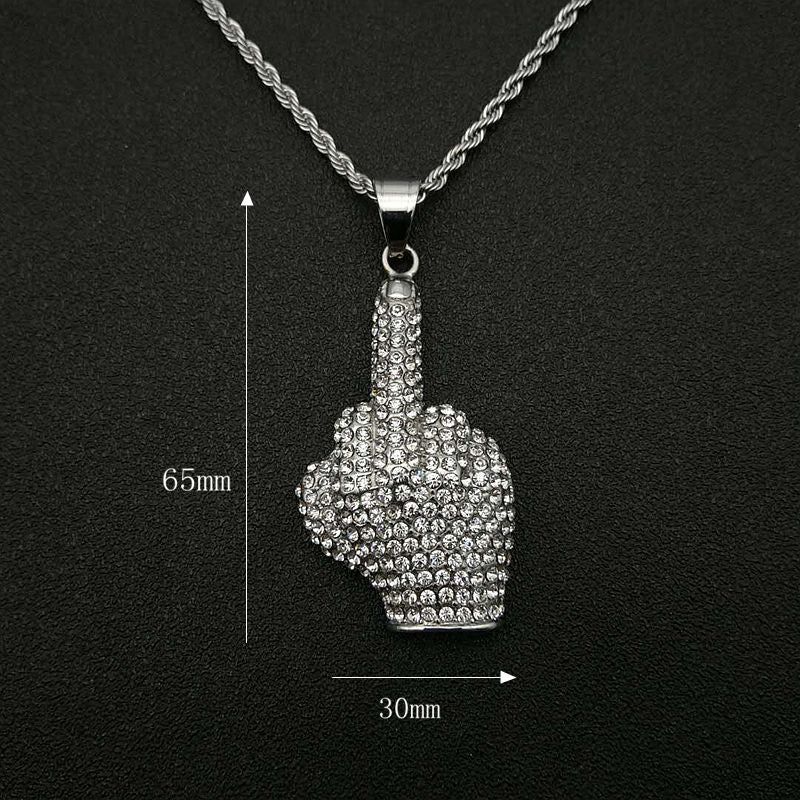 Steel Necklace - Statement Hip Hop Necklace