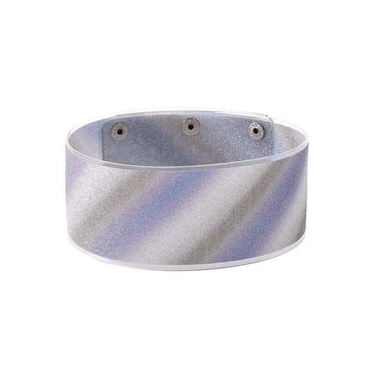 Savanna Rhythms Necklace with Colorful Collar and Sparkling Gold Powder