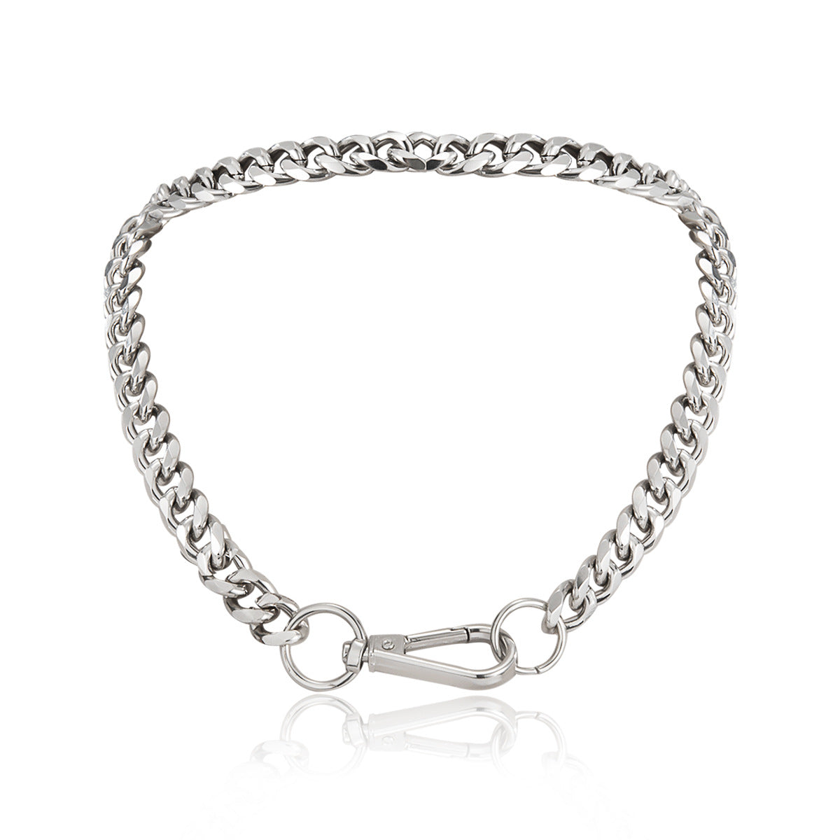 Planderful Vienna Verve Geometric Necklace For Women Bold Hip Hop Street Style Statement Jewelry