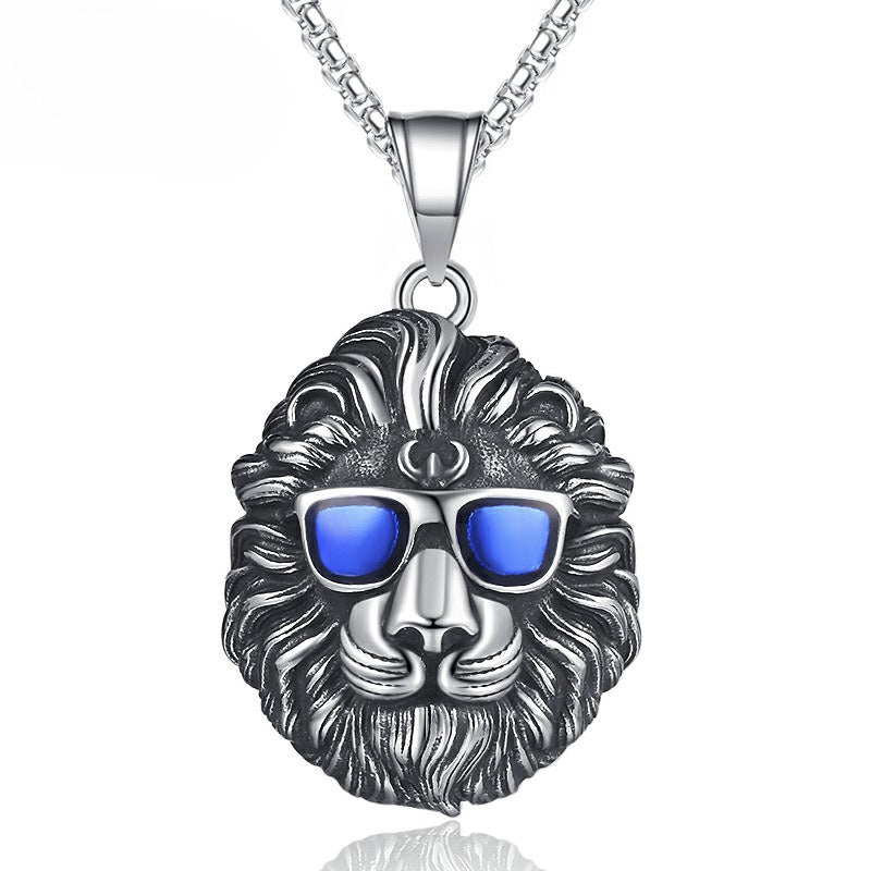 Lion Haifeng Stainless Steel Pendant Necklace
