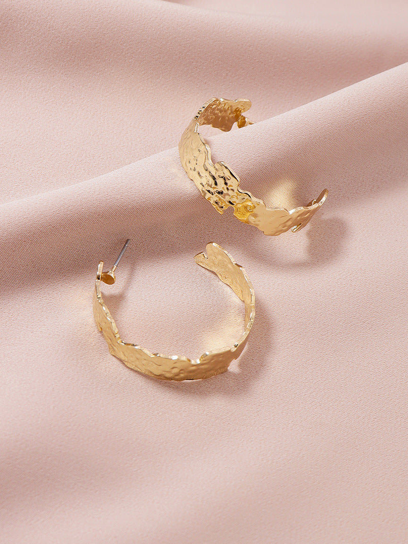 Metallic Summer Cuff Earrings with Personalized Touch