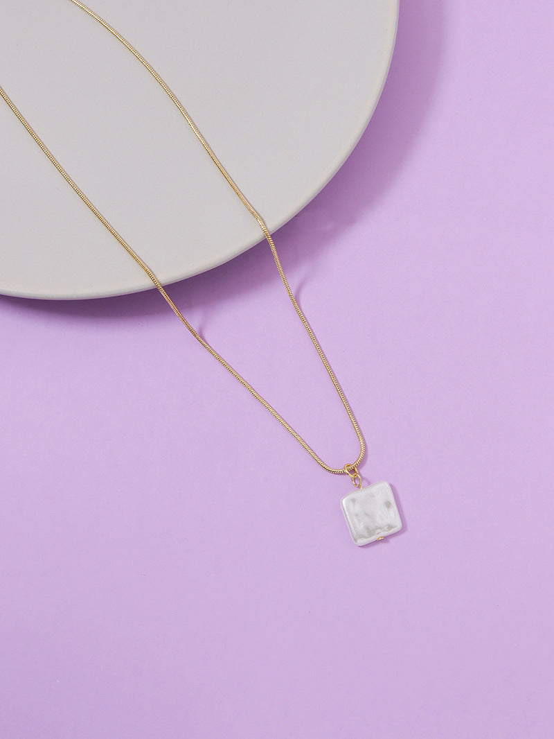 Baroque Pearl Pendant Necklace - Elegant Amazon Jewelry by Vienna Verve