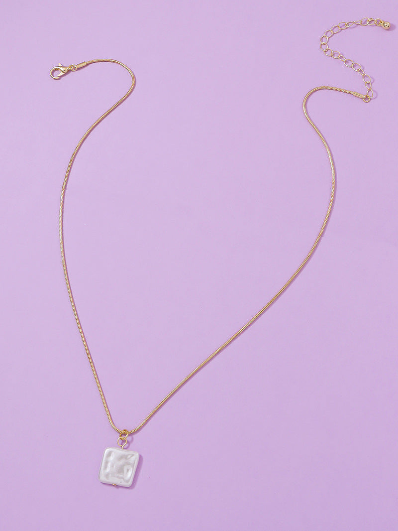 Baroque Pearl Pendant Necklace - Elegant Amazon Jewelry by Vienna Verve