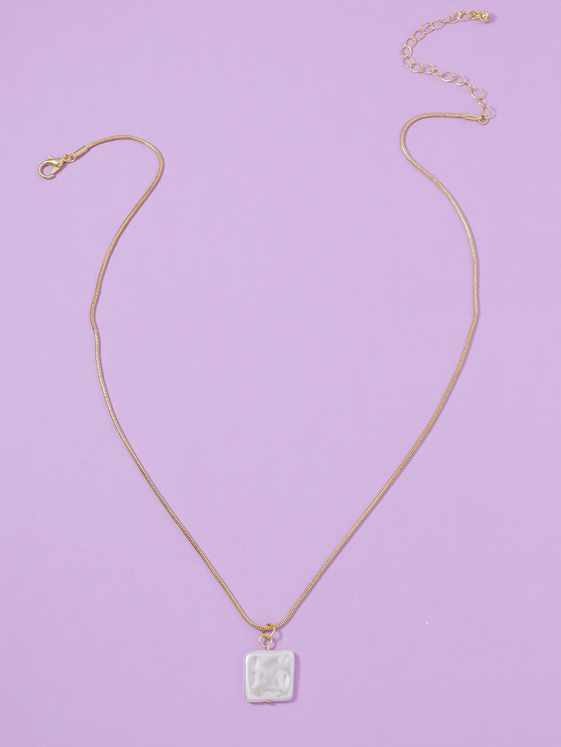 Baroque Pearl Pendant Necklace - Elegant Amazon Jewelry by Vienna Verve