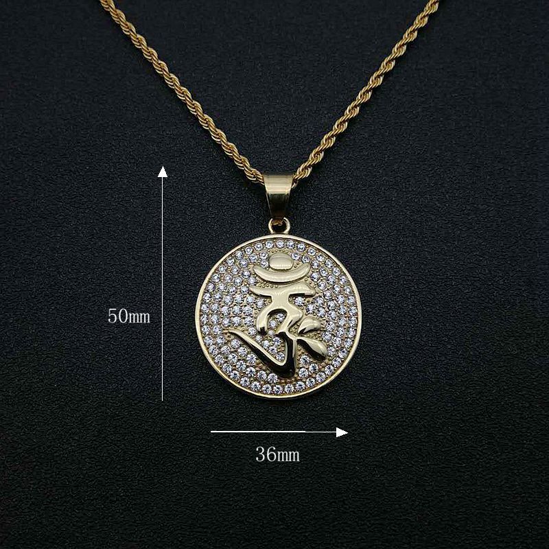 Zircon Necklace – Elegant Religious Pendant