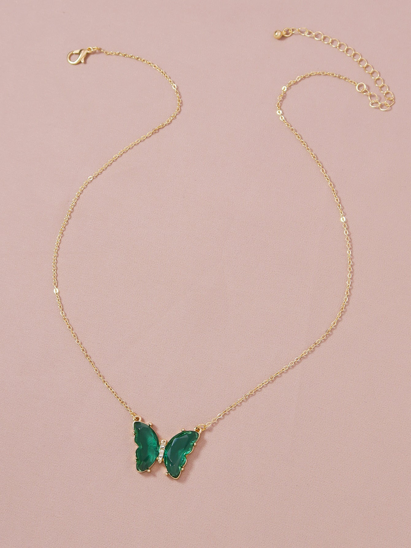 Butterfly Charm Necklace - Elegant Jewelry from Vienna Verve Collection