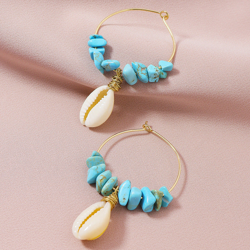 Sunset Shores Shell Earrings - Wholesale Holiday Jewelry Collection