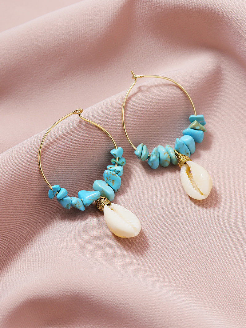 Sunset Shores Shell Earrings - Wholesale Holiday Jewelry Collection