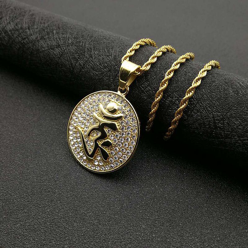 Zircon Necklace – Elegant Religious Pendant