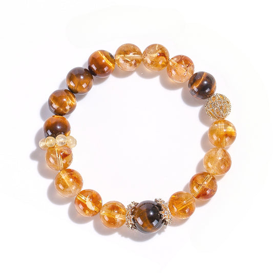 Planderful Fortune's Favor Bracelet – Premium Natural Crystal Beads