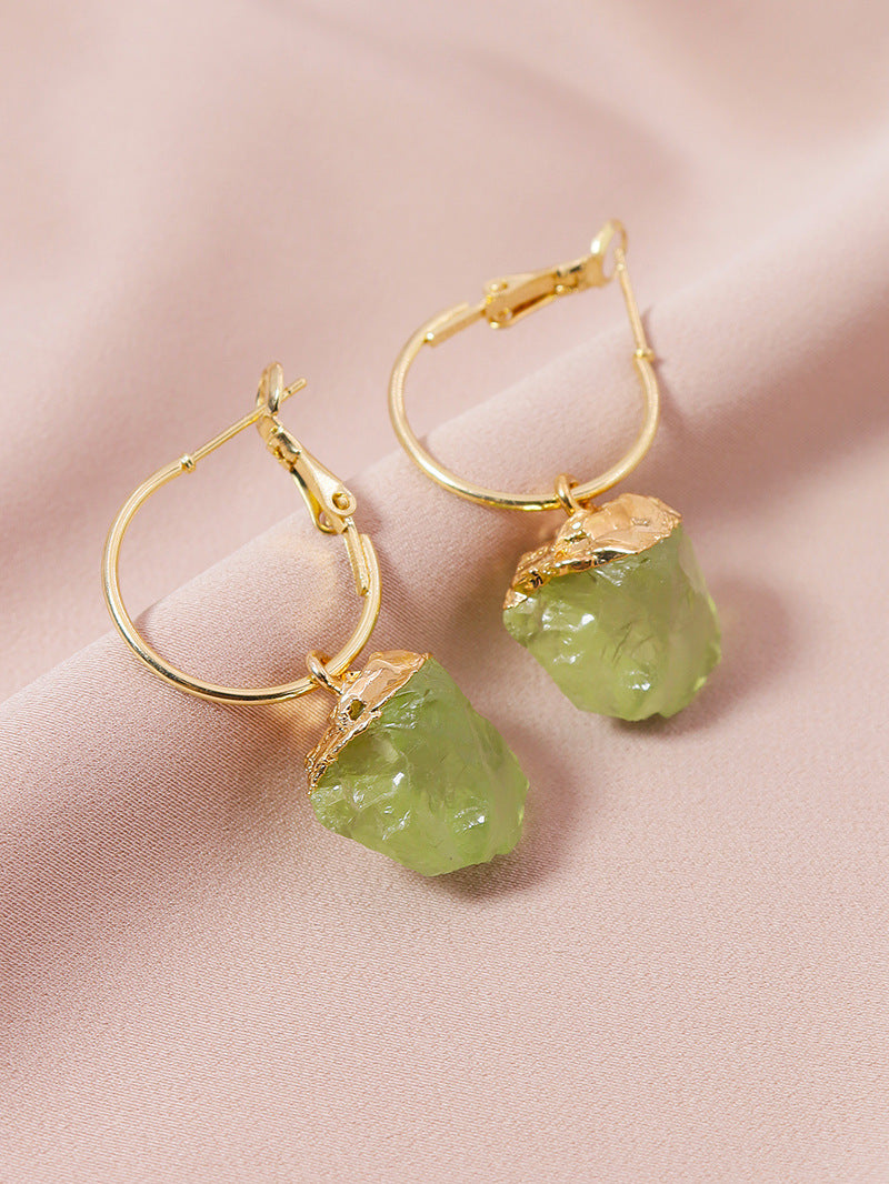 Simple Fashion Crystal Stud Earrings - Vienna Verve Collection