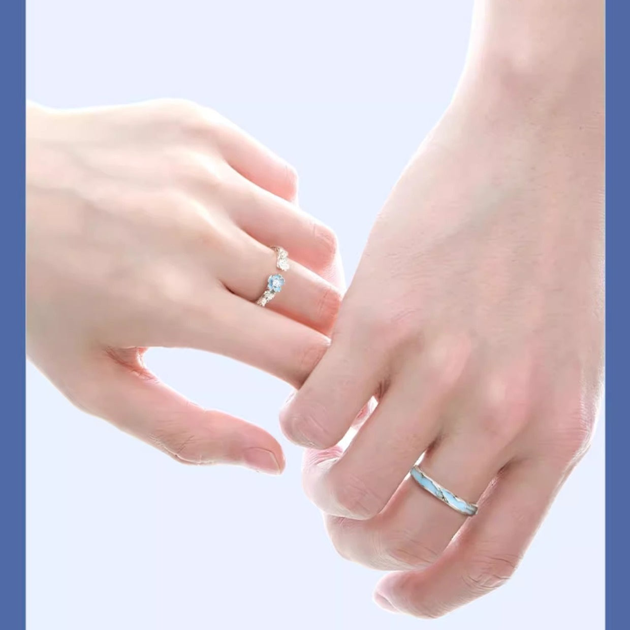 Planderful 925 Sterling Silver Heart Camellia Couple Ring For Couples Unisex Adjustable Elegant Gift For Men And Women