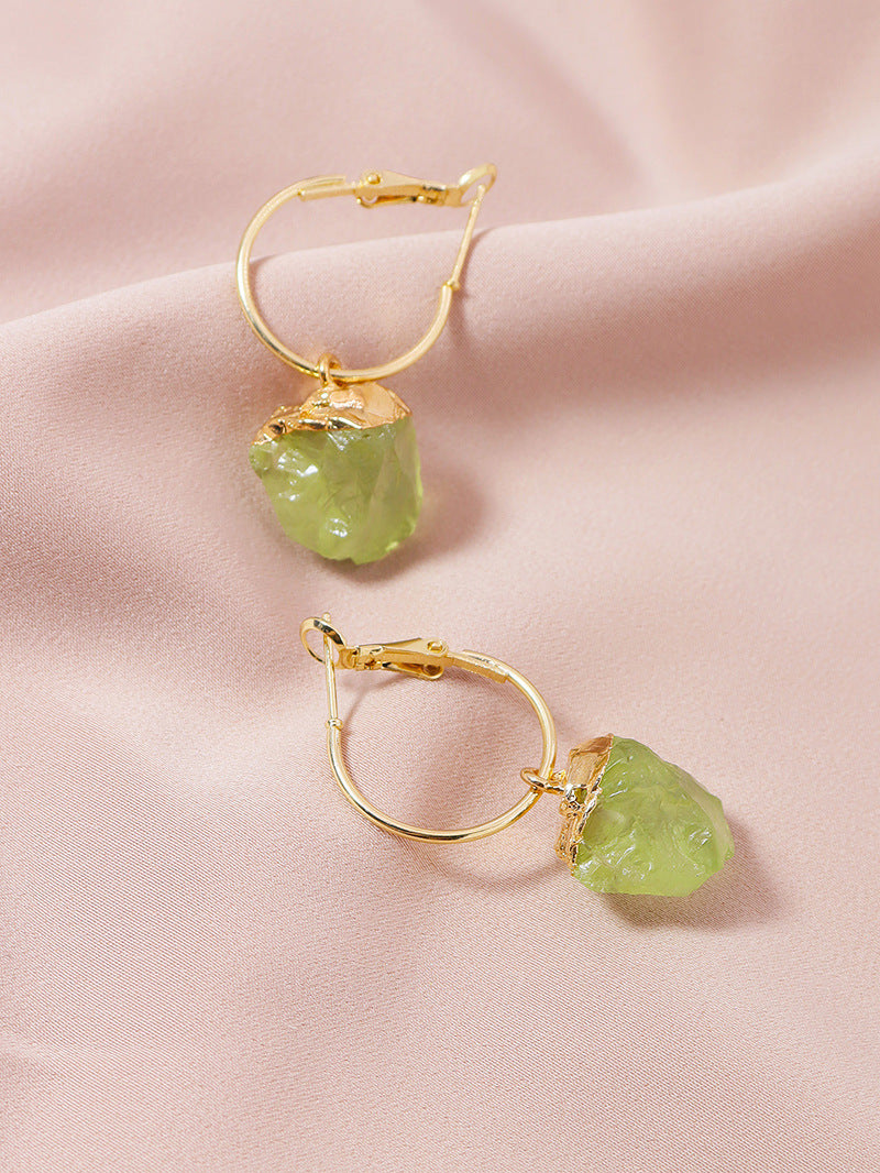 Simple Fashion Crystal Stud Earrings - Vienna Verve Collection