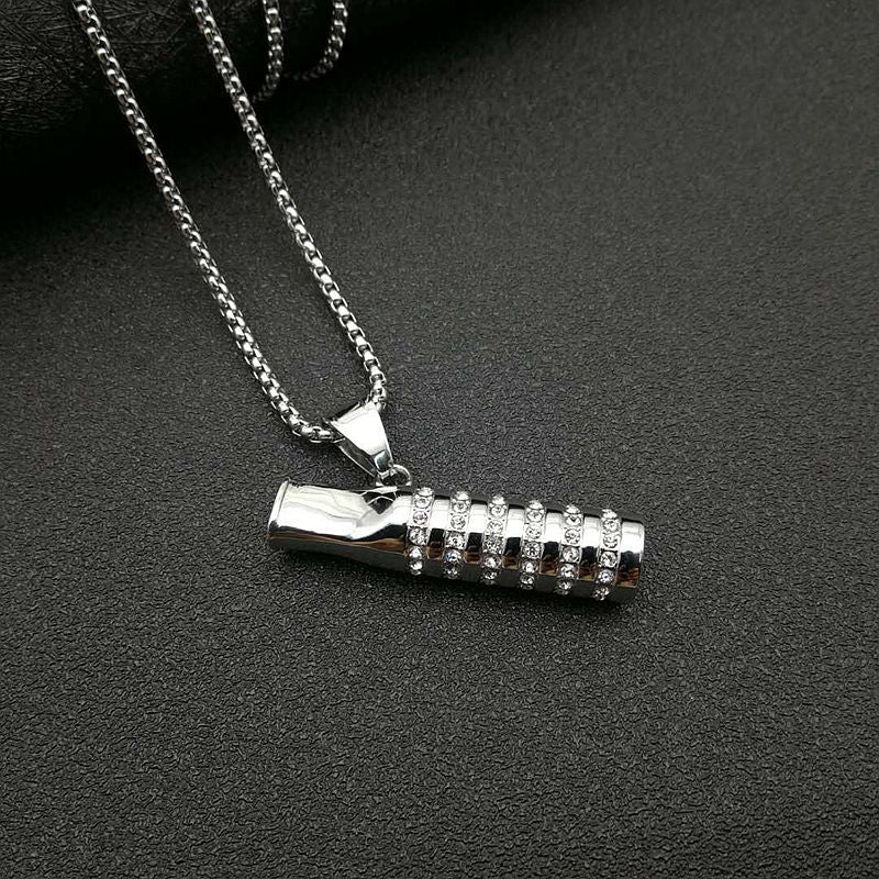 Zircon Necklace – Statement Cigarette Holder Pendant