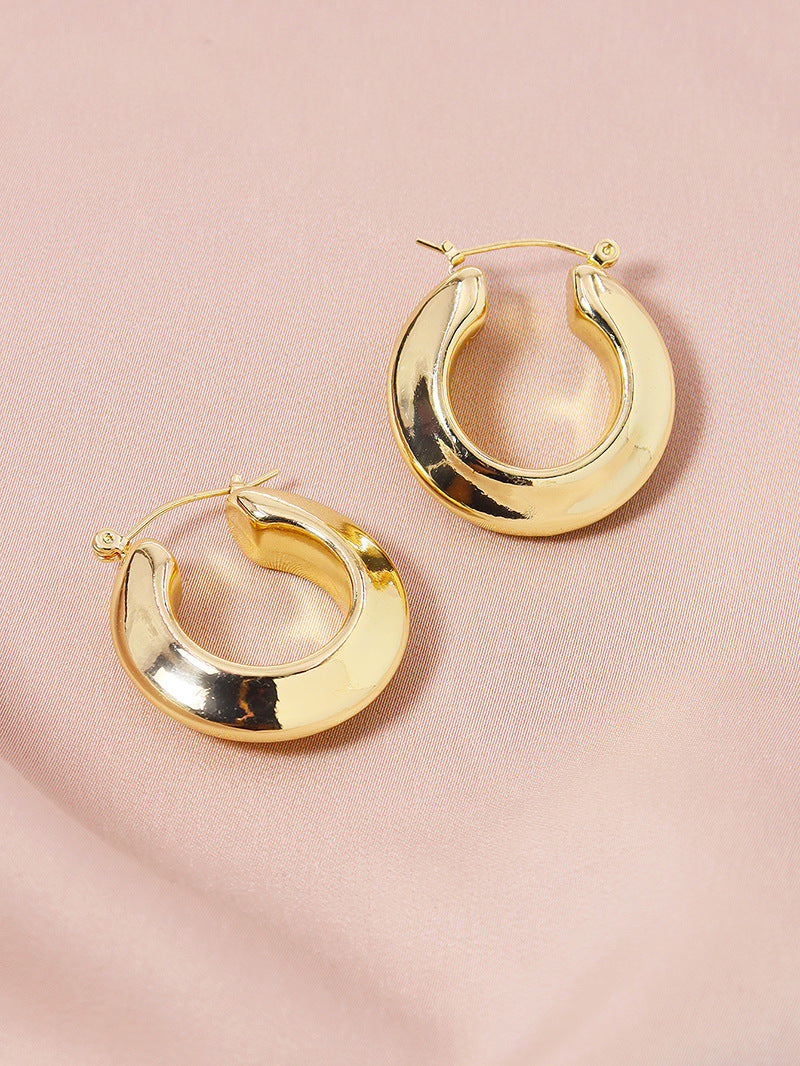 Elegant Metal Earrings from Vienna Verve Collection