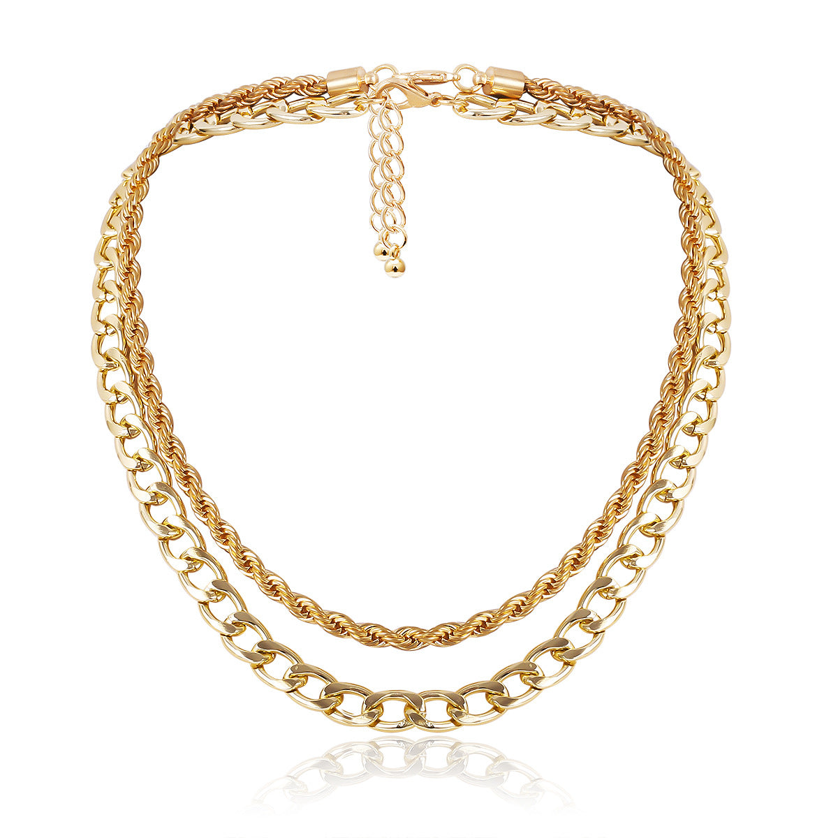 Planderful Vienna Verve Handmade Personalized Geometric Necklace For Women Versatile Mix And Match Chain