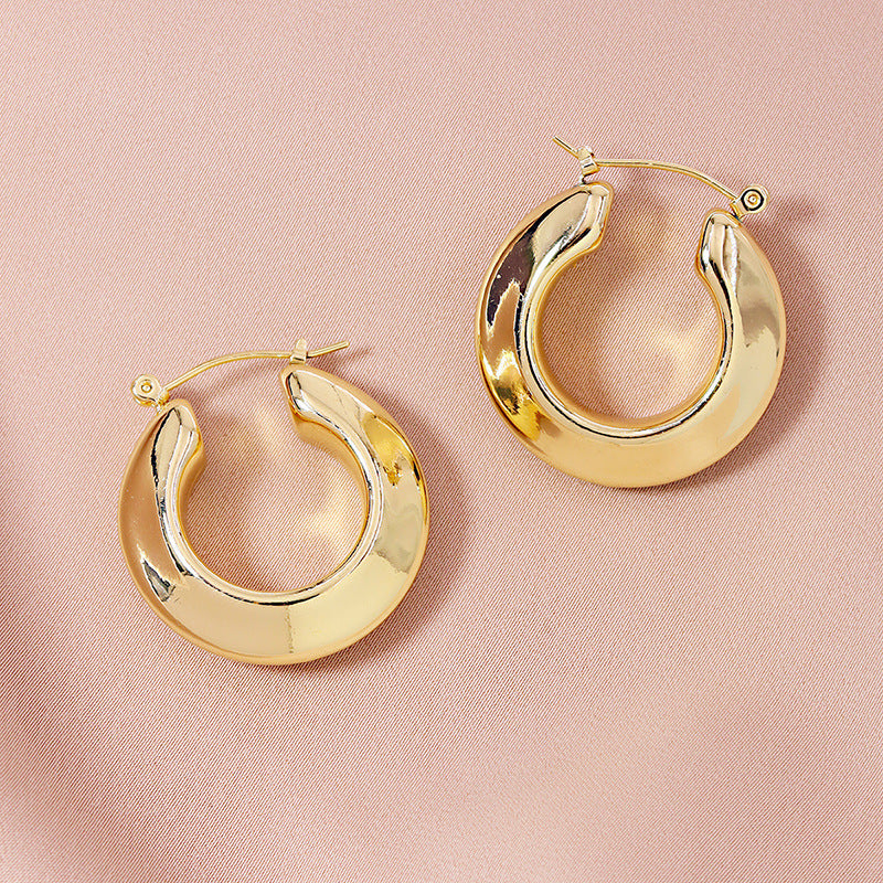 Elegant Metal Earrings from Vienna Verve Collection