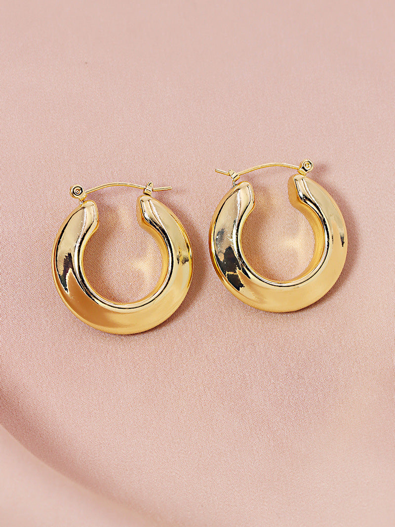 Elegant Metal Earrings from Vienna Verve Collection