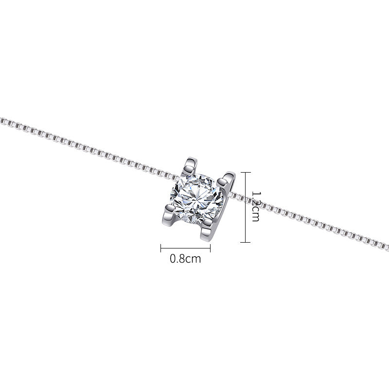 Zircon Pendant Necklace