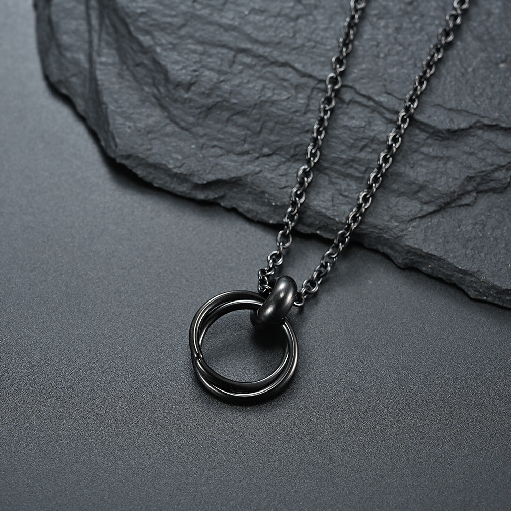 Vintage Pendant — Black, Antiqued or Silver