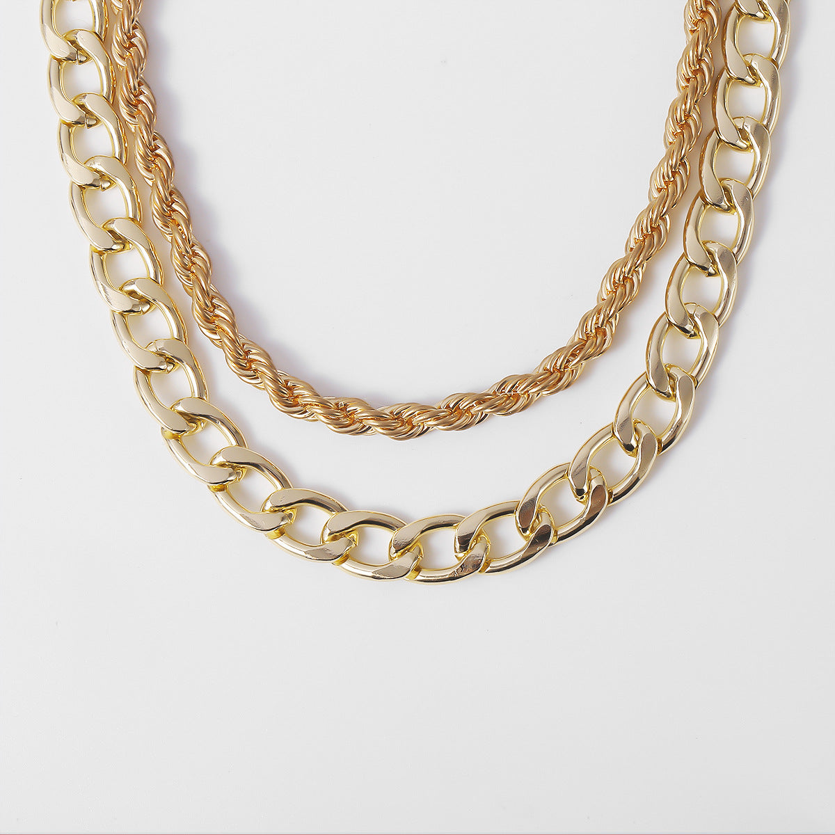 Planderful Vienna Verve Handmade Personalized Geometric Necklace For Women Versatile Mix And Match Chain