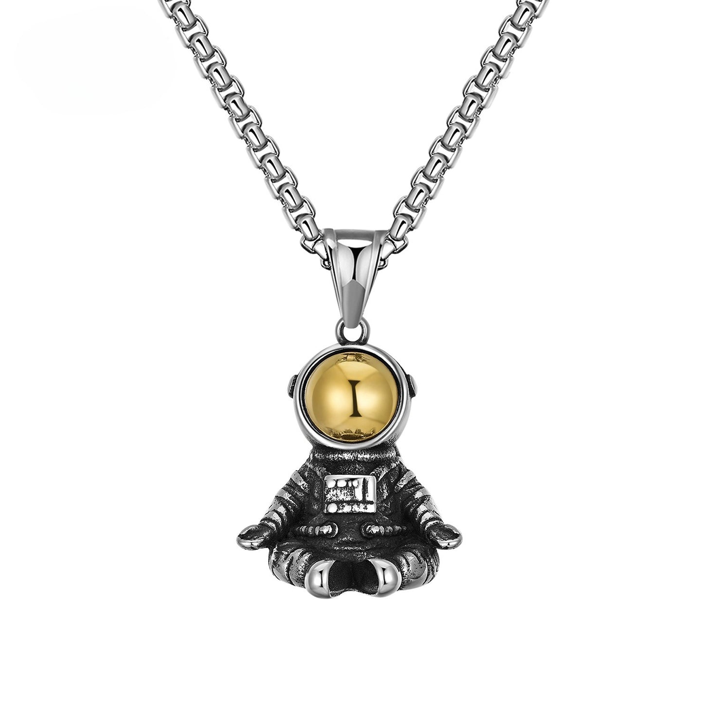 Titanium Steel Necklace – Statement Hip-Hop Edition