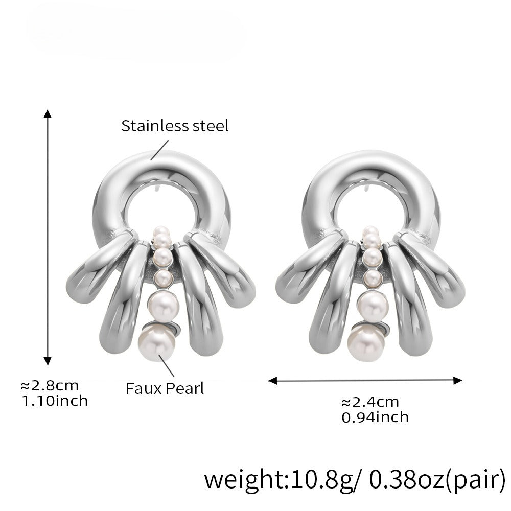 Planderful French Bead Multi Layer Earrings Everyday Luxury