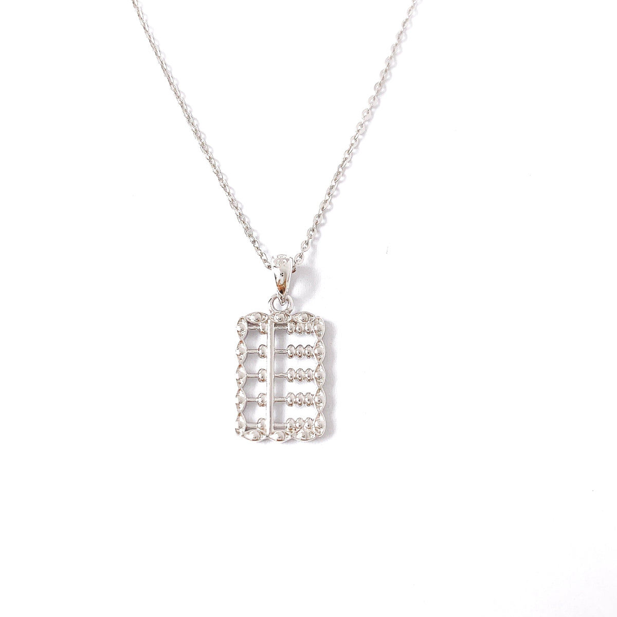 Minimalist Korean 925 Sterling Silver Pendant Necklace