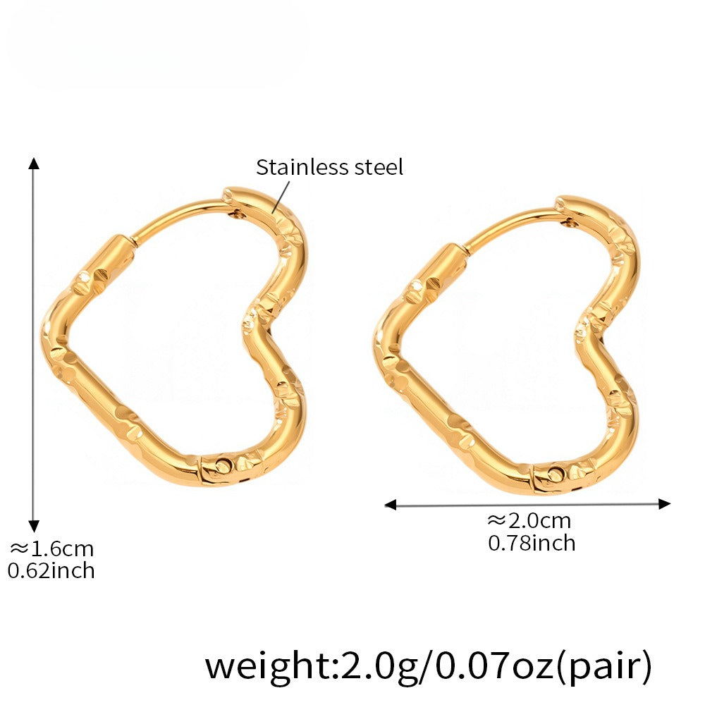 Planderful Pentagonal Stainless Steel Earrings For Women