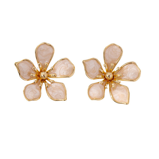 Planderful Vienna Verve Earrings – Elegant Dopamine Color Dripping Design