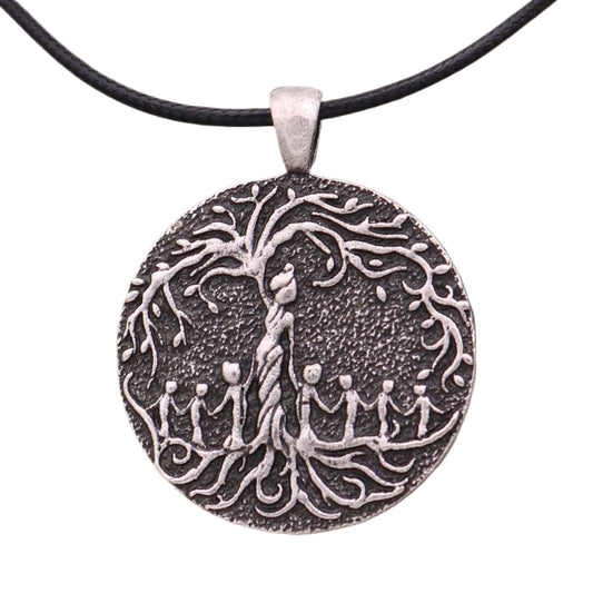 Mythical World Tree Necklace: Norse Legacy Collection - Men's European/American Jewelry