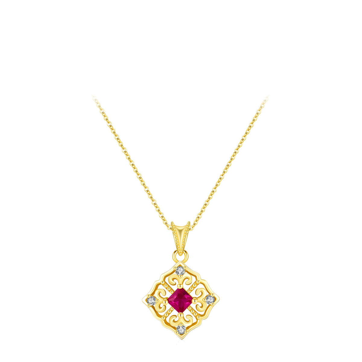 925 Sterling Silver Vintage Bag Pendant Necklace