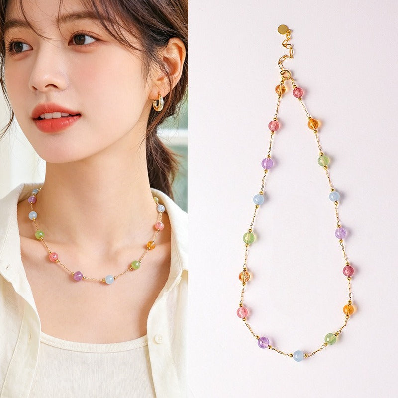 Pearl Crystal Necklace